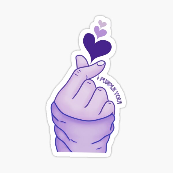 Aperçu de l'œuvre JE VIOLET VOUS DOIGTS DU CŒUR créée et vendue par SeoulJourner.