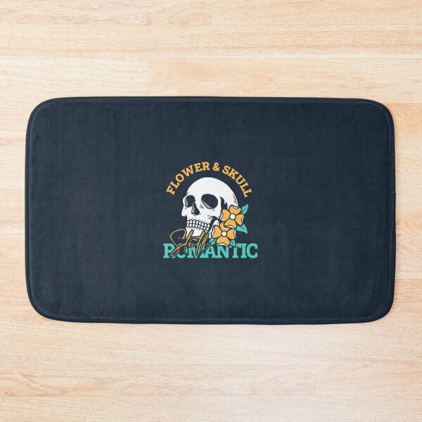 Item preview, Romantic Flower Skull Illustration designed and sold by rukurustudio.