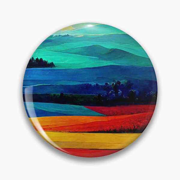 Item preview, Painting of Colored Mountains of Canada designed and sold by Flower1water.