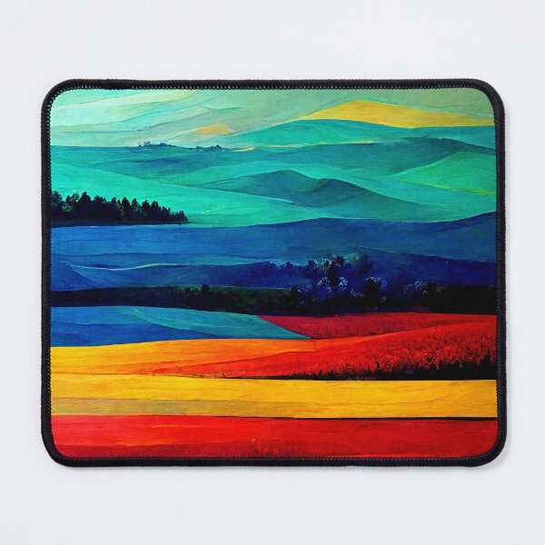 Item preview, Painting of Colored Mountains of Canada designed and sold by Flower1water.