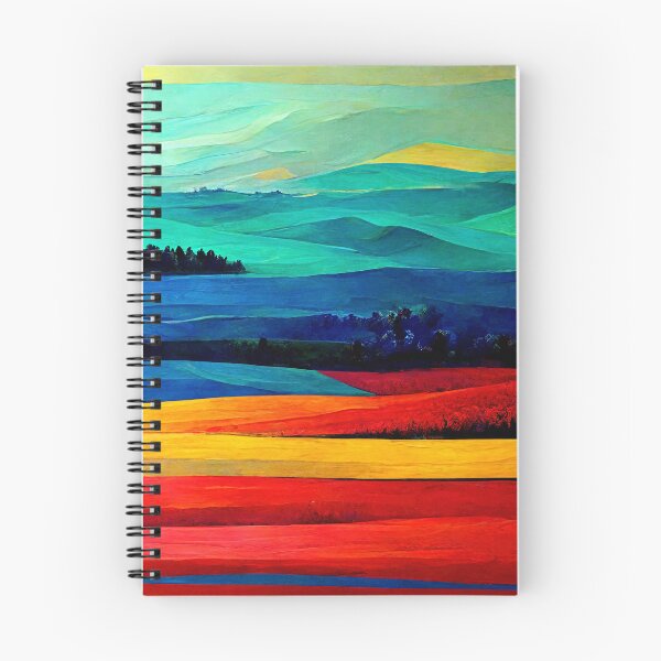 Item preview, Painting of Colored Mountains of Canada designed and sold by Flower1water.