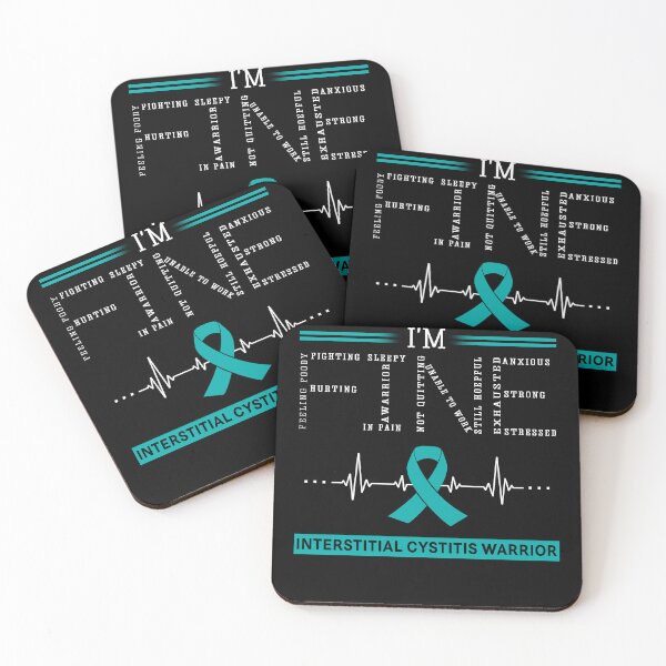 Item preview, I'm Fine Interstitial Cystitis Warrior Support Interstitial Cystitis Awareness Gifts designed and sold by rechardtee.