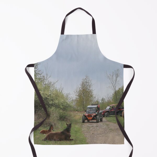 Item preview, Wheelers driving slowly by wild horses designed and sold by Katherine Rose.