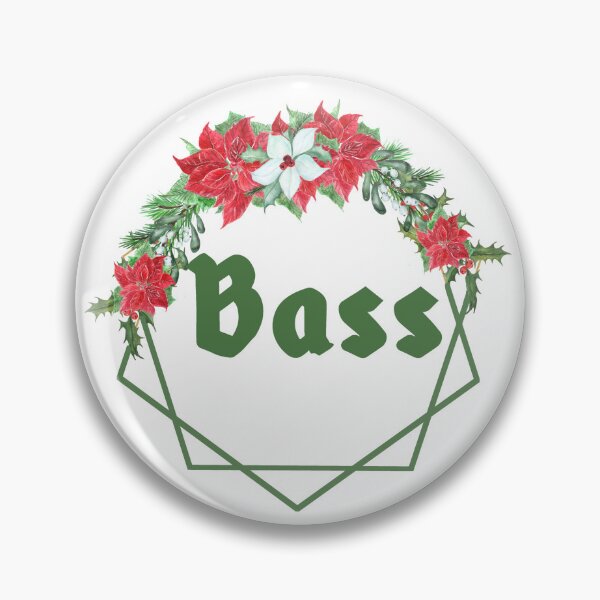 Artikelvorschau, WEIHNACHTSBLUMENFAHNENBASS entworfen und verkauft von 4YourThoughts.