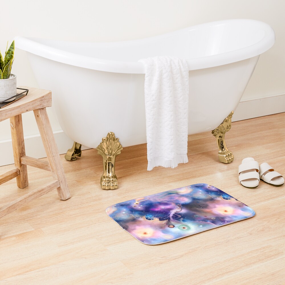 Aperçu de l'œuvre Tapis de bain créée et vendue par PinterPattern.