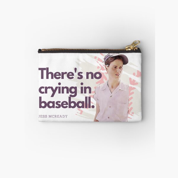 Artikelvorschau, Jess McCready There’s No Crying in Baseball A League of Their Own Sticker entworfen und verkauft von OffBeatHolidays.