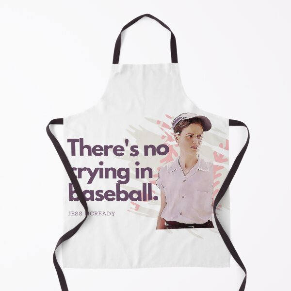 Item preview, Jess McCready There's No Crying in Baseball A League of Their Own Sticker designed and sold by OffBeatHolidays.