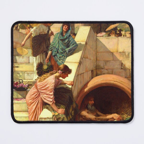 Item preview, John William Waterhouse "Diogenes" designed and sold by Alexandra Dahl.