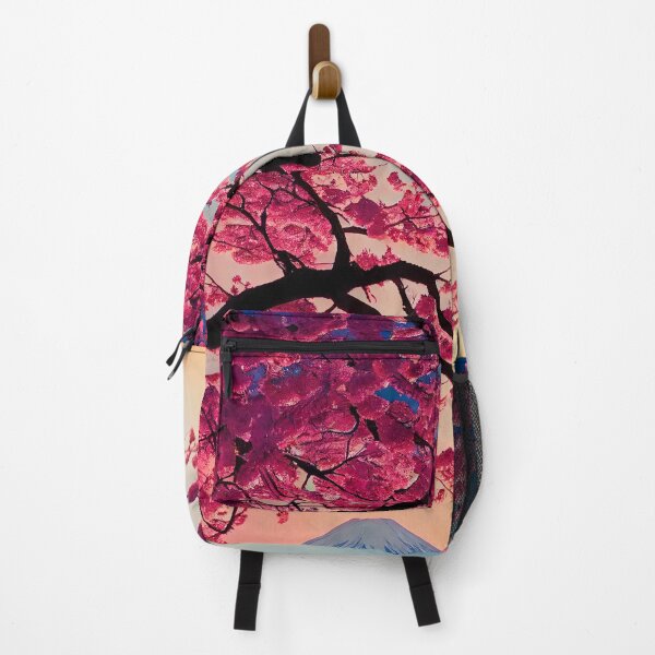 Item preview, Monte Fuji con un árbol de sakura al atardecer designed and sold by FuturITsic.Synthography.
