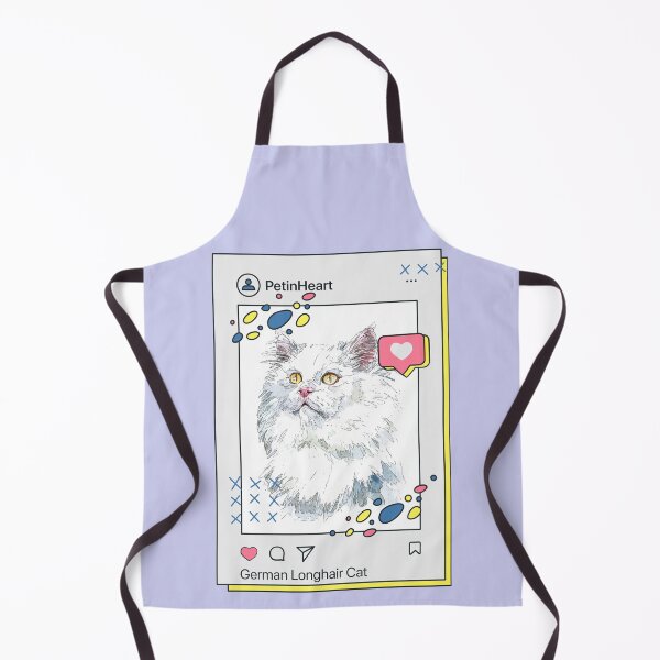 Item preview, German Longhair Cat Breed Watercolor Item-18 By PetinHeart designed and sold by PetinHeart.