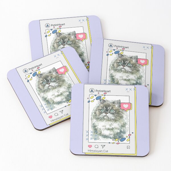 Item preview, Himalayan Cat Breed Watercolor Item-22 By PetinHeart designed and sold by PetinHeart.