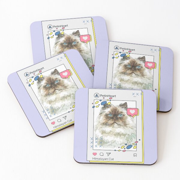 Item preview, Himalayan Cat Breed Watercolor Item-21 By PetinHeart designed and sold by PetinHeart.