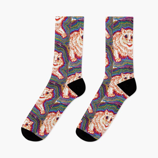 Item preview, HD LOUIS WAIN - Psychedelic Cat 1875 designed and sold by Go Logo Designs.