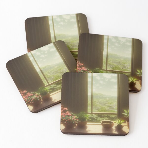 Item preview, Watering Plants in The Morning Scenery designed and sold by luceamart.