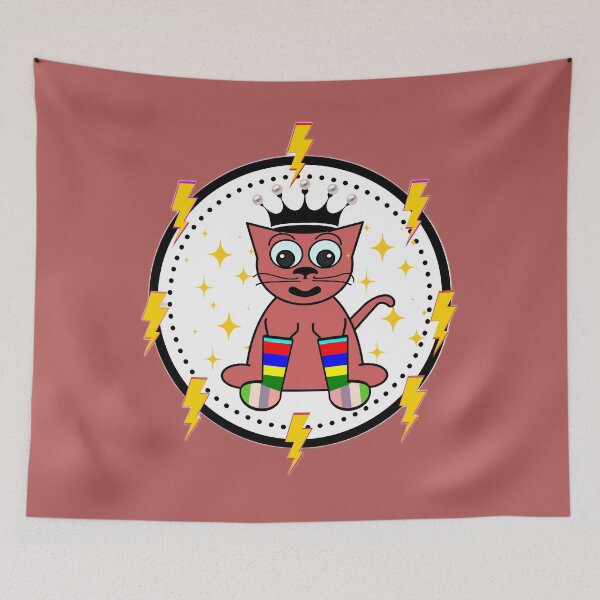 Item preview, Super Hero Rainbow Cat designed and sold by Swagmode.