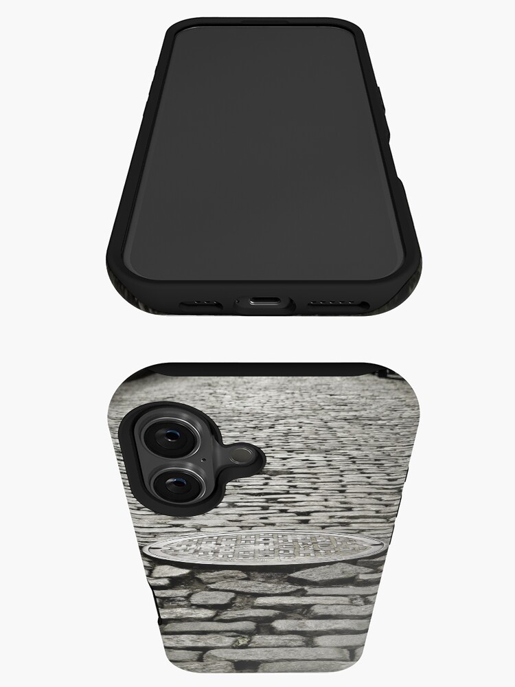 Thumbnail 3 of 4, iPhone Case, Soho Cobblestone Black and White NYC Art designed and sold by OneDayArt.