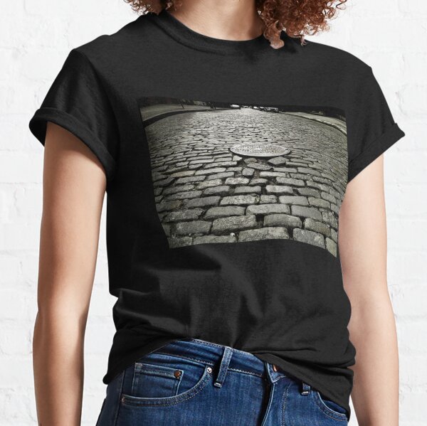 Soho Cobblestone Black and White NYC Art Classic T-Shirt
