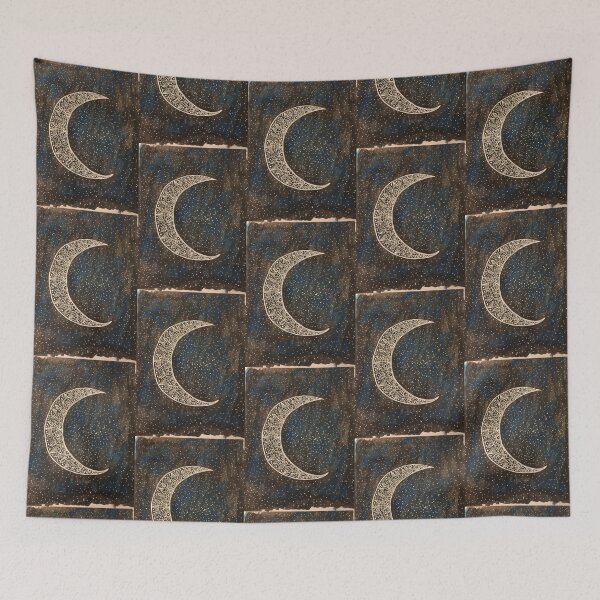Item preview, Moon in the galaxy designed and sold by Caroline Lifshey.