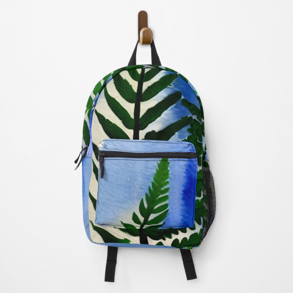 Item preview, Fern on a blue background designed and sold by skillunused.
