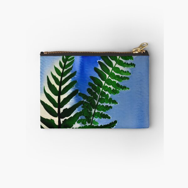 Item preview, Fern on a blue background designed and sold by skillunused.