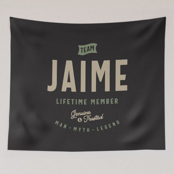 Aperçu de l'œuvre Nom personnalisé de membre à vie de l'équipe Jaime créée et vendue par cidolopez.