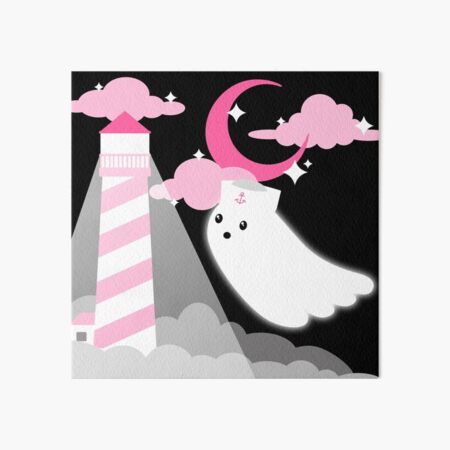 Ghost Lighthouse Art Board Print