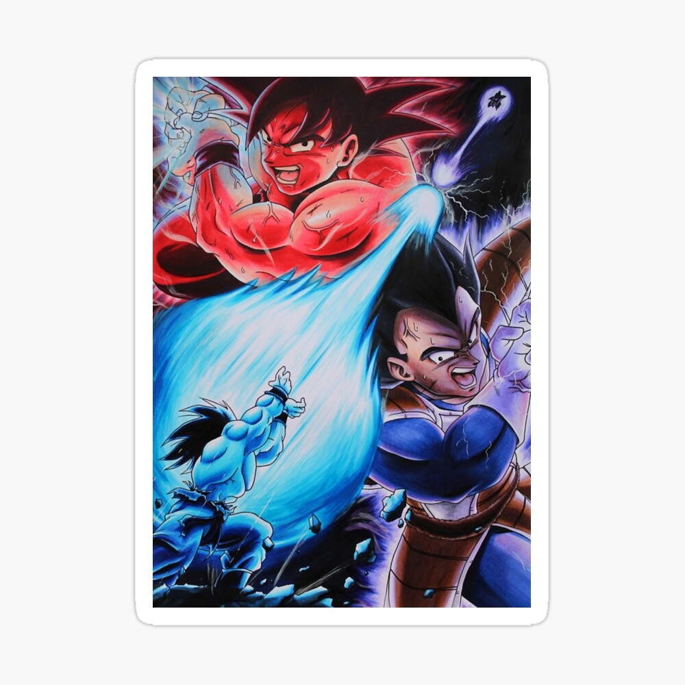 Super Saiyan God Goku & Vegeta (Dokkan Battle) Spiral Notebook