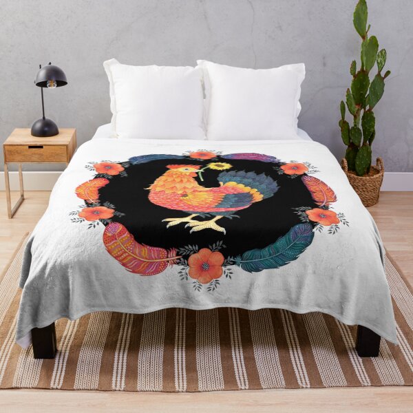 Item preview, chicken in a circle designed and sold by Nonna Mynatt.