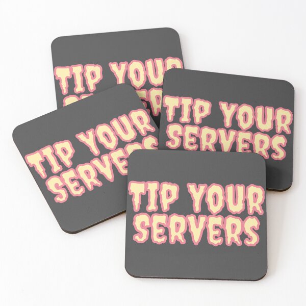 Item preview, Tip Your Servers Pink and Yellow Pastel designed and sold by Pink Ribbon.