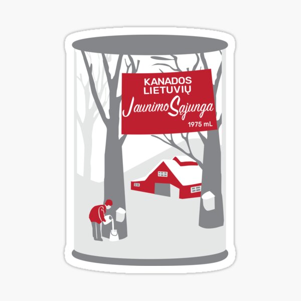 KLJS 2022 Maple Syrup Can Sticker