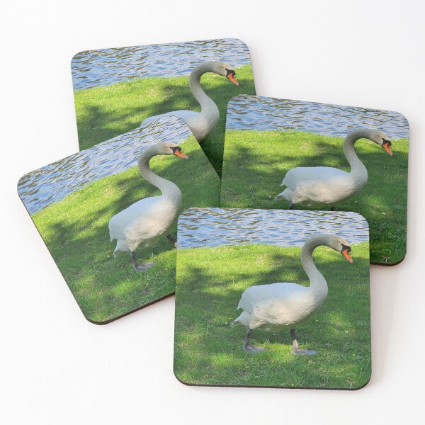 Item preview, Swan by the river, Germany designed and sold by DriftwoodOilArt.