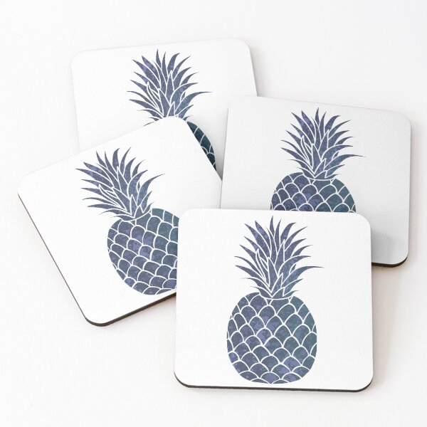 Item preview, Pineapple in Blue designed and sold by Erica Leigh.