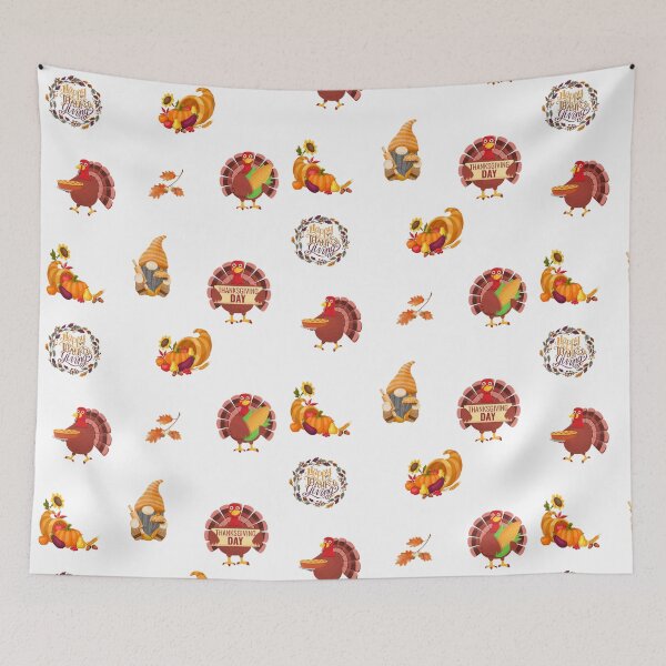 Item preview, Happy Thanksgiving Turkey, Horn of Plenty designed and sold by silviaol.