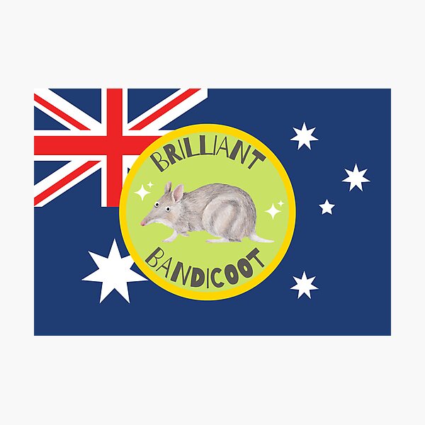 Item preview, Brilliant Bandicoot motivational designed and sold by Bright76.