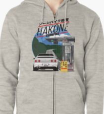 Sudadera con capucha y cremallera Hakone NISSAN Skyline R32 GTR