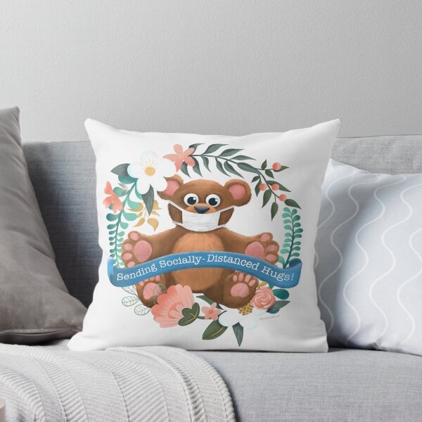 Item preview, “Sending Socially-Distanced Hugs” designed and sold by Erica Leigh.