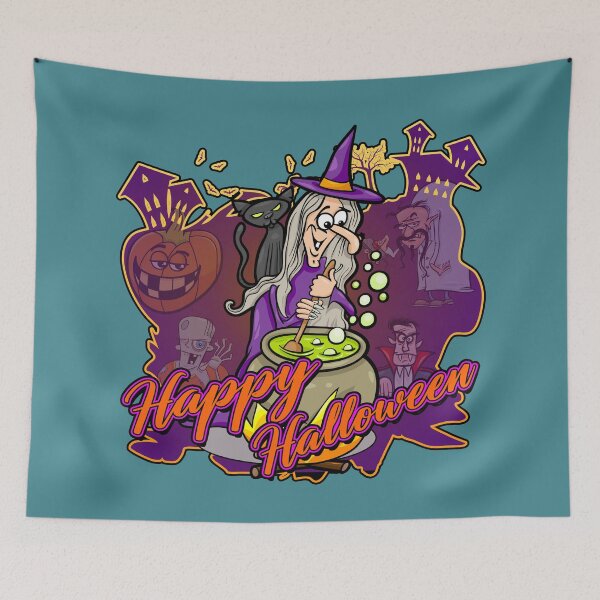 Item preview, Feliz Halloween, bruja designed and sold by JoeWitkowski.