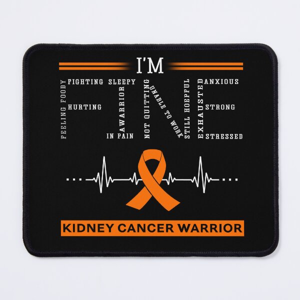 Item preview, I'm Fine Kidney Cancer Warrior Support Kidney Cancer Awareness Gifts designed and sold by rechardtee.