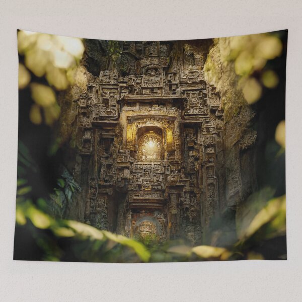 Item preview, Jungle Temple designed and sold by MexicaVision.