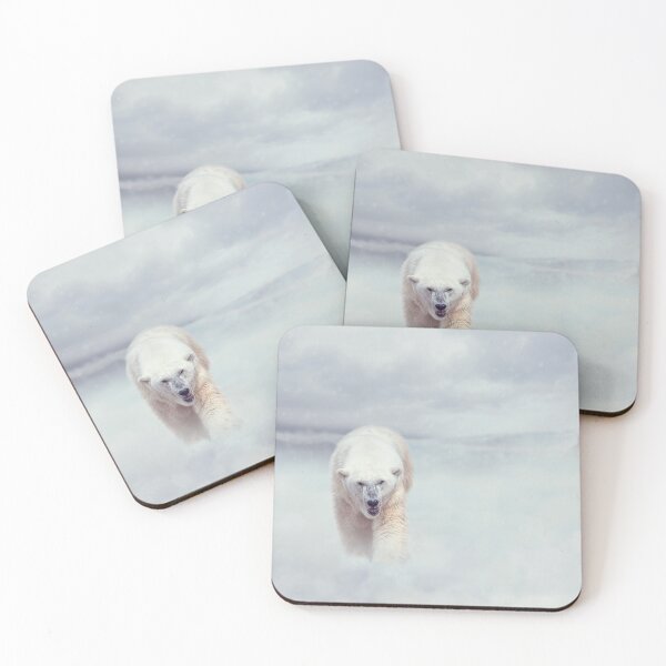 Item preview, Large Polar bear walking on snow designed and sold by svetlanna.
