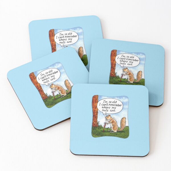 Item preview, I’m So Old I Can't Remember Where My Nuts Are designed and sold by Cute Shark.