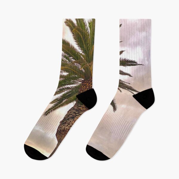Item preview, Majestic Royal Palm Tree in Cloudy Sky designed and sold by greenflashwear.
