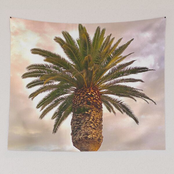 Item preview, Majestic Royal Palm Tree in Cloudy Sky designed and sold by greenflashwear.