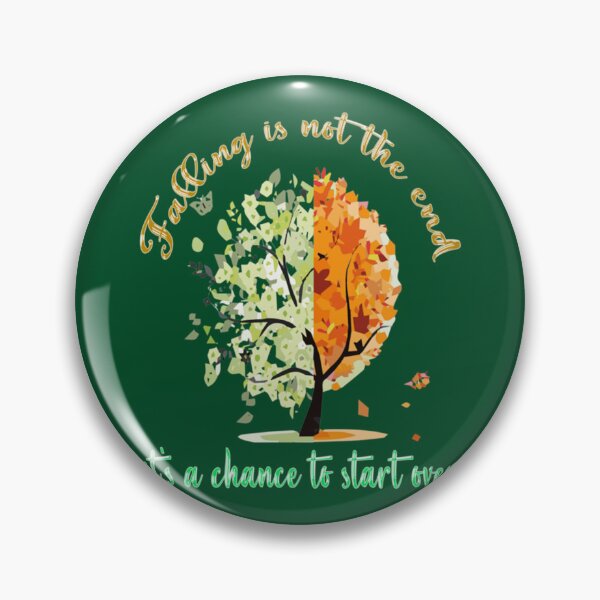 Item preview, falling is not the end, it_s a chance to start over     designed and sold by EdkayCollection.