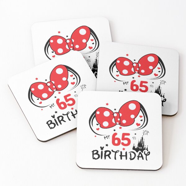 65th Birthday Coasters for Sale Redbubble