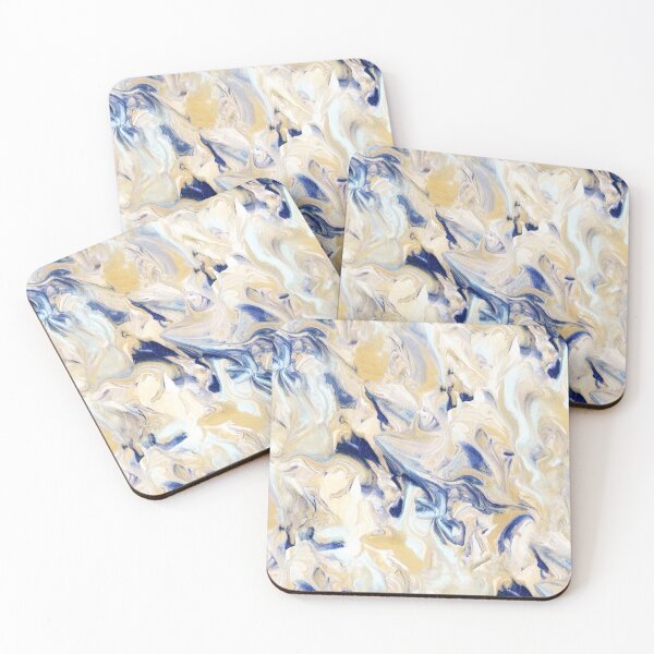 Item preview, Marble Paint Texture With Navy, Beige, And Gold designed and sold by LDTreasures.