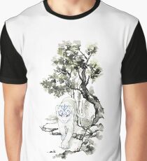 Chinese Meng Ji Tiger Graphic T-Shirt