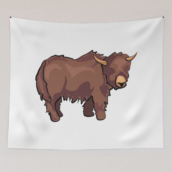 Item preview, Minimalist Tibetan Yak designed and sold by InkLayer.