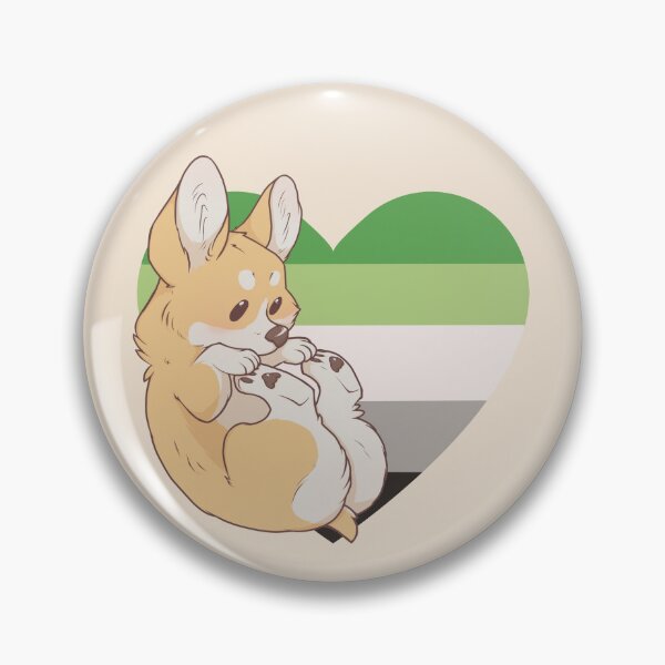 Item preview, Aromantic Pride Corgi designed and sold by saltuurn.