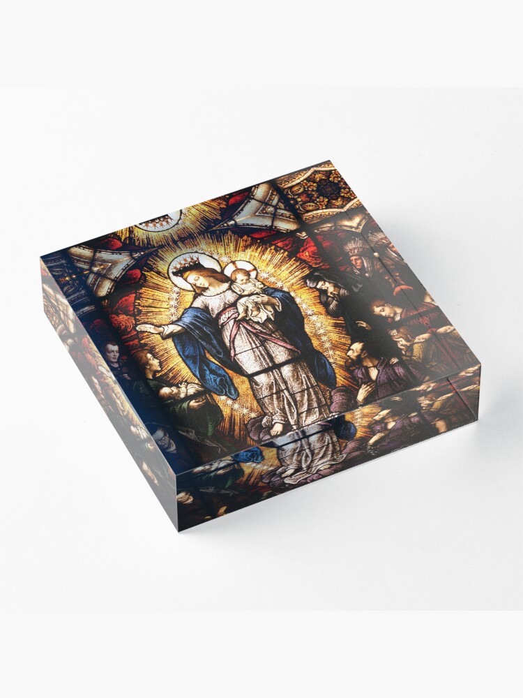 Alternate view of The Virgin Mary Acrylic Block